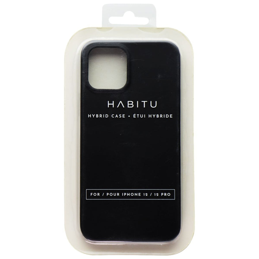 Habitu Hybrid Case for Apple iPhone 12 and iPhone 12 Pro - Black (Refurbished) Image 1