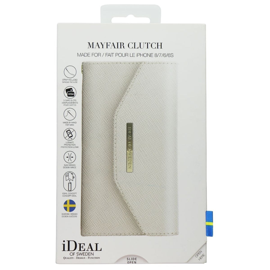 iDeal of Sweden Mayfair Clutch Wallet Case for Apple iPhone 8/7/6s/6 - White (Refurbished) Image 1