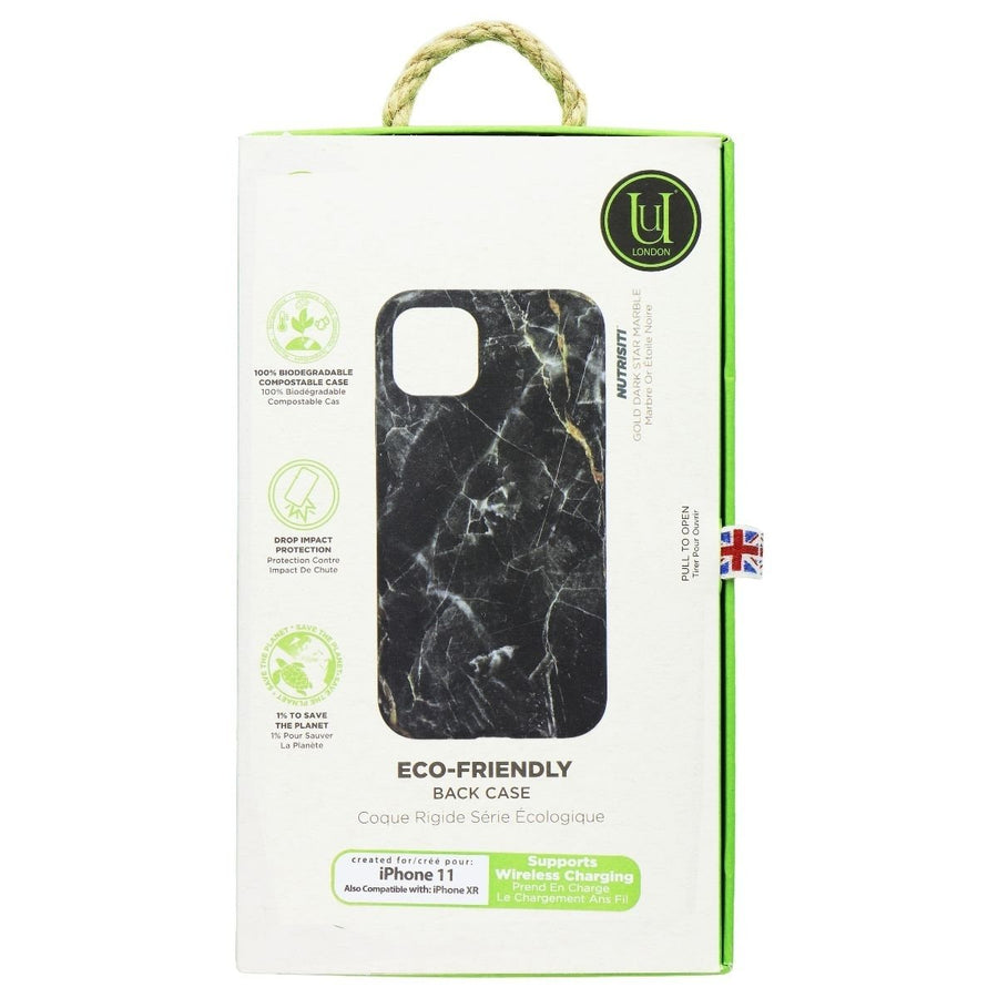 Unique London Eco-Friendly Back Case for Apple iPhone 11 and XR - Black Marble (Refurbished) Image 1