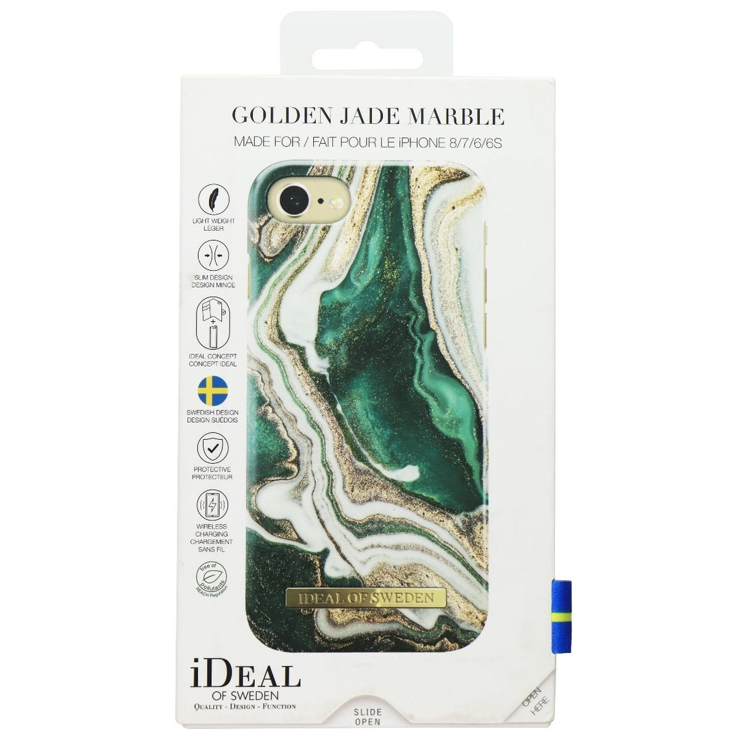 iDeal of Sweden Hardshell Case for Apple iPhone 8/7/6s/6 - Golden Jade Marble (Refurbished) Image 1