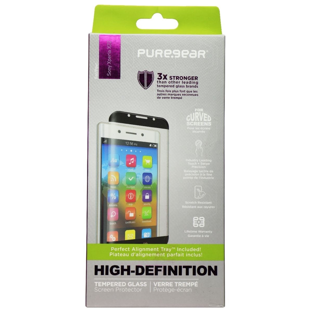 PureGear High-Definition Tempered Glass for Sony Xperia XZ2 - Clear (Refurbished) Image 1