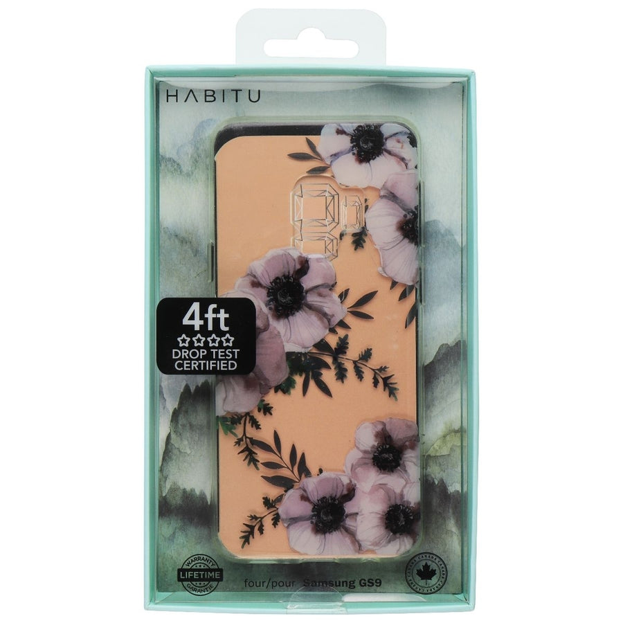 Habitu Slim Hardshell Clear Case for Samsung Galaxy S9 - Clear/Flowers (Refurbished) Image 1