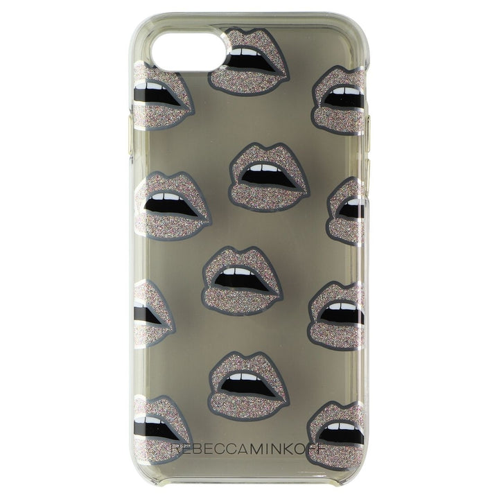 Rebecca Minkoff Double Up Series Case for Apple iPhone 7 - Clear/Glitter Lips (Refurbished) Image 2