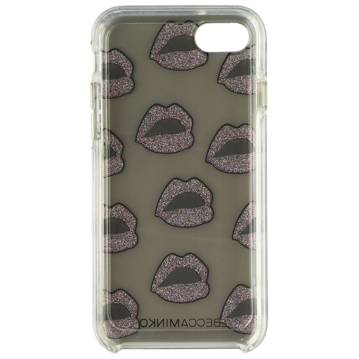 Rebecca Minkoff Double Up Series Case for Apple iPhone 7 - Clear/Glitter Lips (Refurbished) Image 3