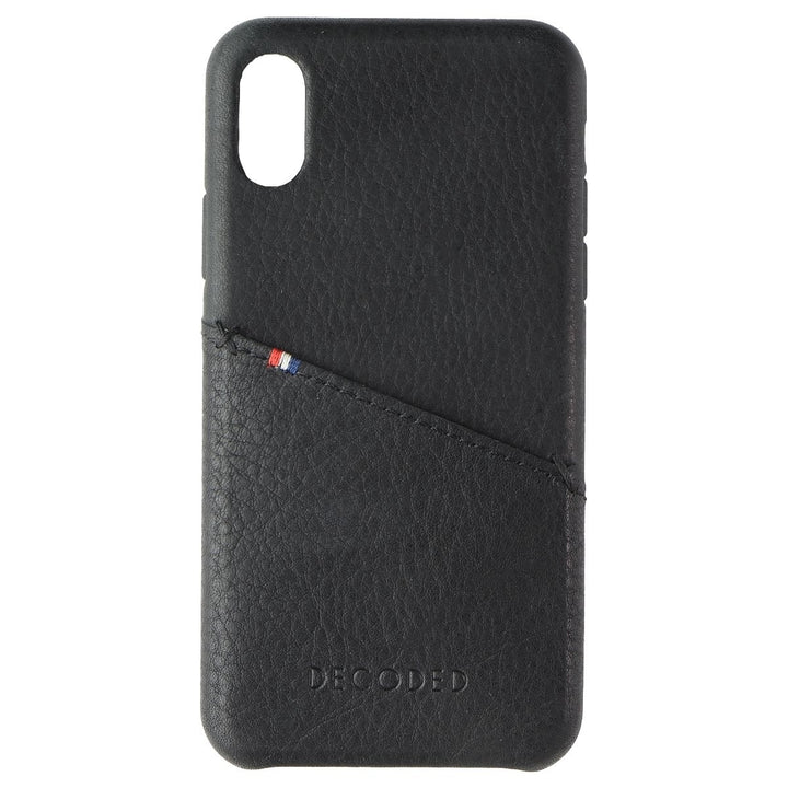 DECODED Full Grain Leather Card Case for Apple iPhone X - Black (Refurbished) Image 2