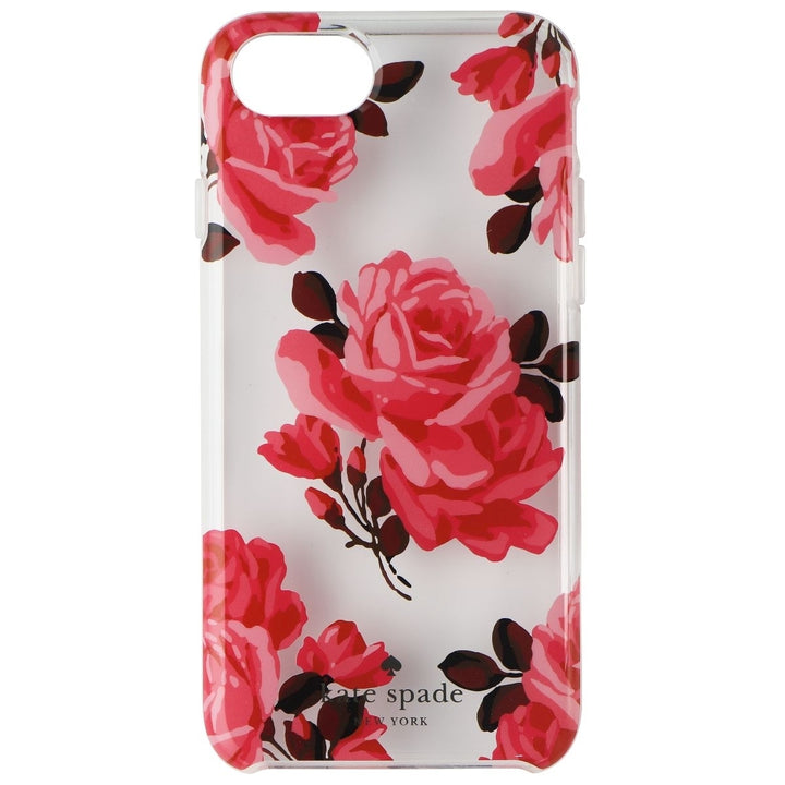 Kate Spade Protective Hardshell Case for Apple iPhone 7 - Clear/Pink Roses (Refurbished) Image 2