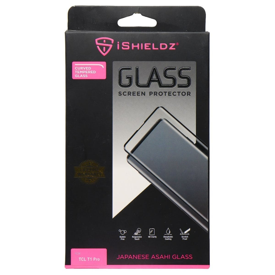 iShieldz Curved Tempered Glass Screen Protector for TCL T1 Pro - Clear (Refurbished) Image 1