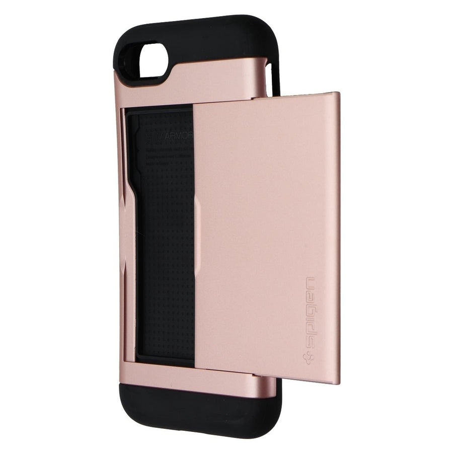 Spigen Clim Armor CS Series Case for Apple iPhone 8/7 - Rose Gold/Black (Refurbished) Image 1