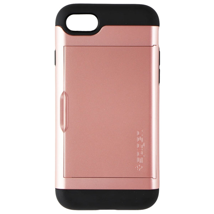 Spigen Clim Armor CS Series Case for Apple iPhone 8/7 - Rose Gold/Black (Refurbished) Image 2