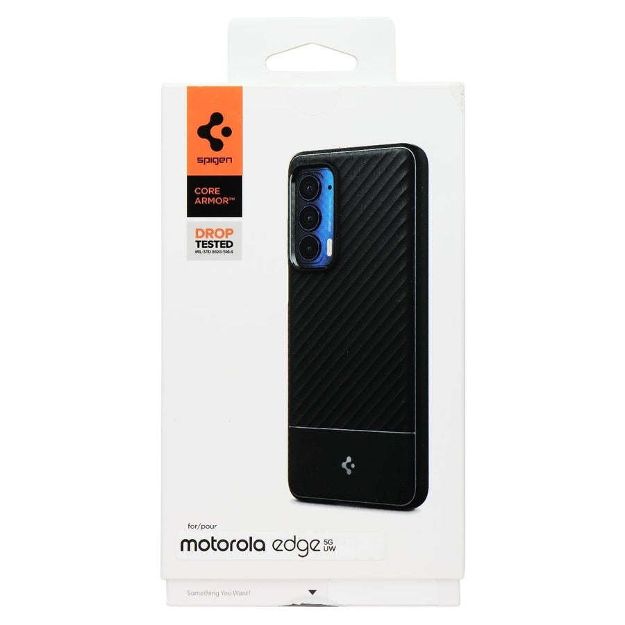 Spigen Core Armor Series Case for Motorola Edge 5G UW - Black (Refurbished) Image 1