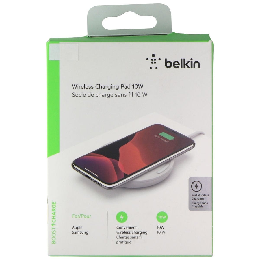 Belkin 10W Qi-Certified Charger Pad for iPhone and Galaxy - White (WIA001ttWH) (Refurbished) Image 1