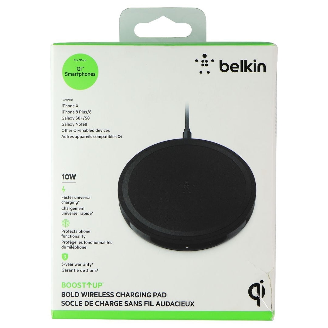 Belkin (10-Watt) BoostUp Bold Wireless Charging Pad - Black (F7U050dqBLK) (Refurbished) Image 1