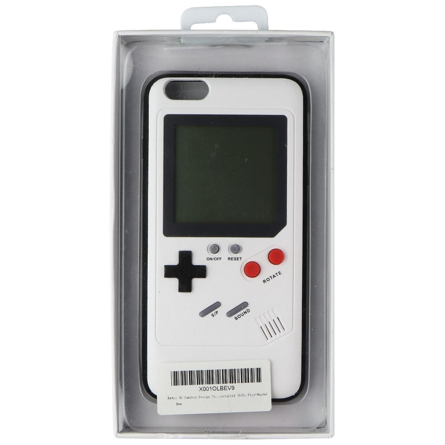 Retro 3D Gameboy Design Case for iPhone 6s+ / 6+ (PLUS) - White (Refurbished) Image 1