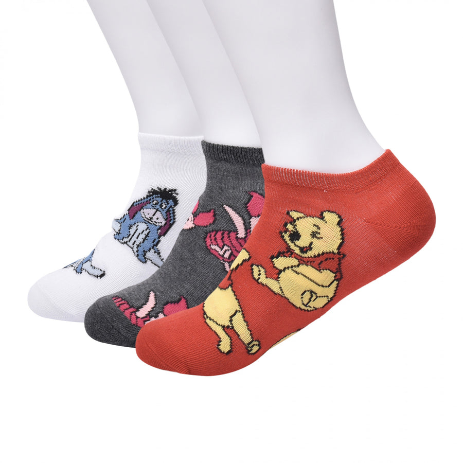 Winnie The Pooh and Friends Womens Low-Cut Socks 3-Pair Box Set Image 1