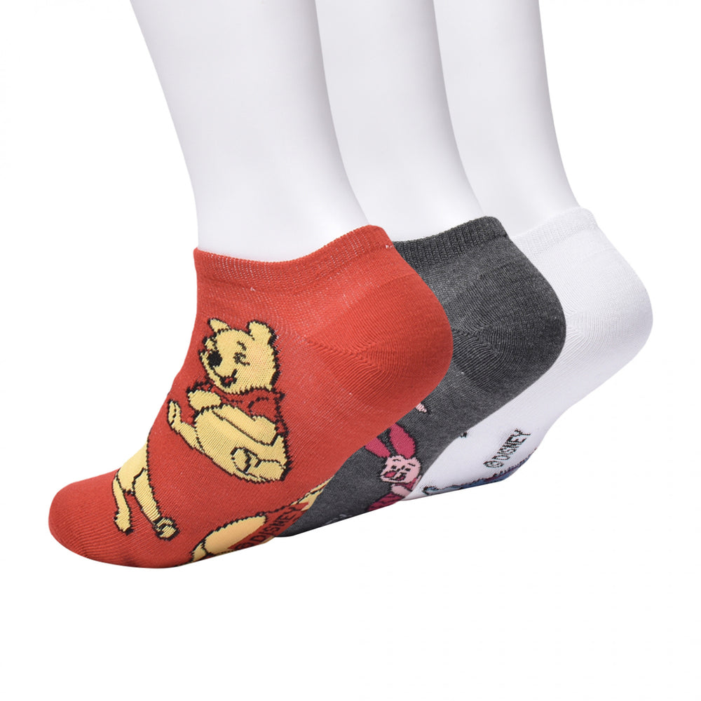 Winnie The Pooh and Friends Womens Low-Cut Socks 3-Pair Box Set Image 2