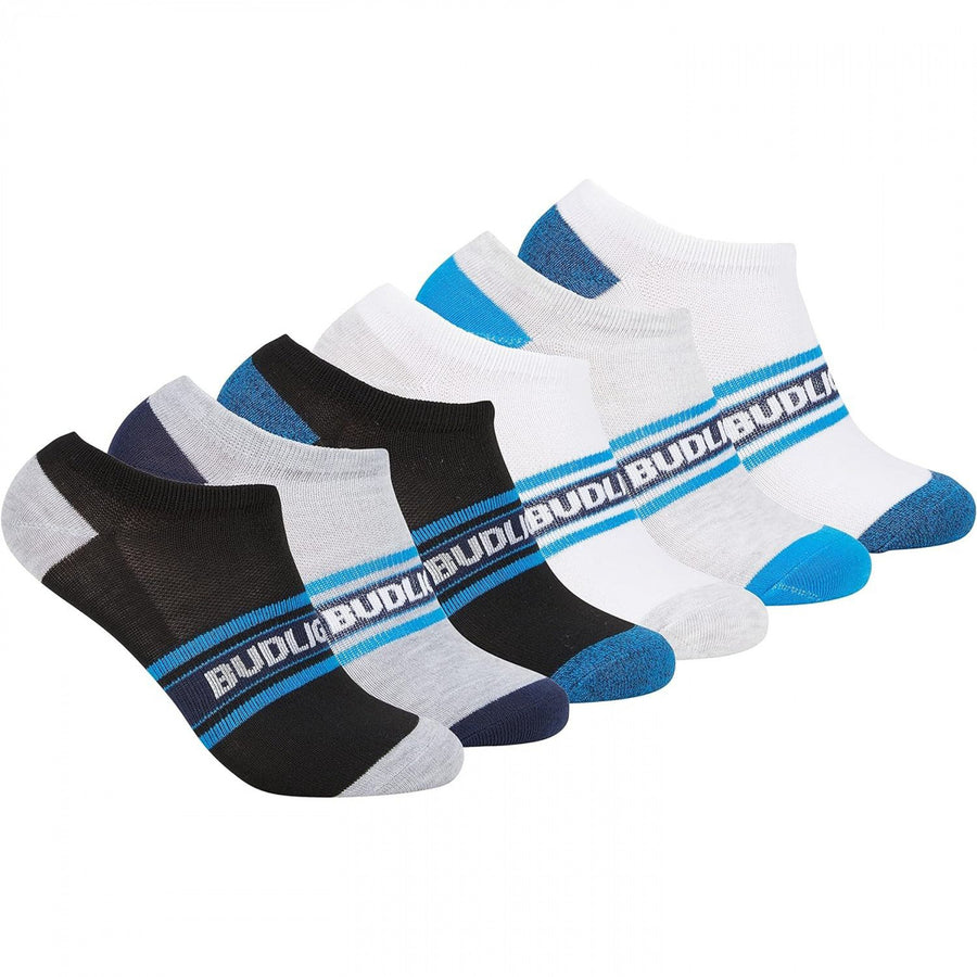 Bud Light Logos Womens Athletic No-Show Socks 6-Pair Multipack Image 1