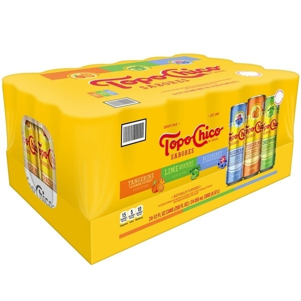 Topo Chico Sabores Variety12 Fluid Ounce (Pack of 24) Image 1