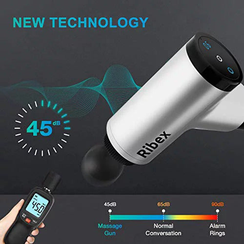 Ribex A6 Pro Muscle Massage Gun Deep Tissue Percussive Handheld Cordless Image 3