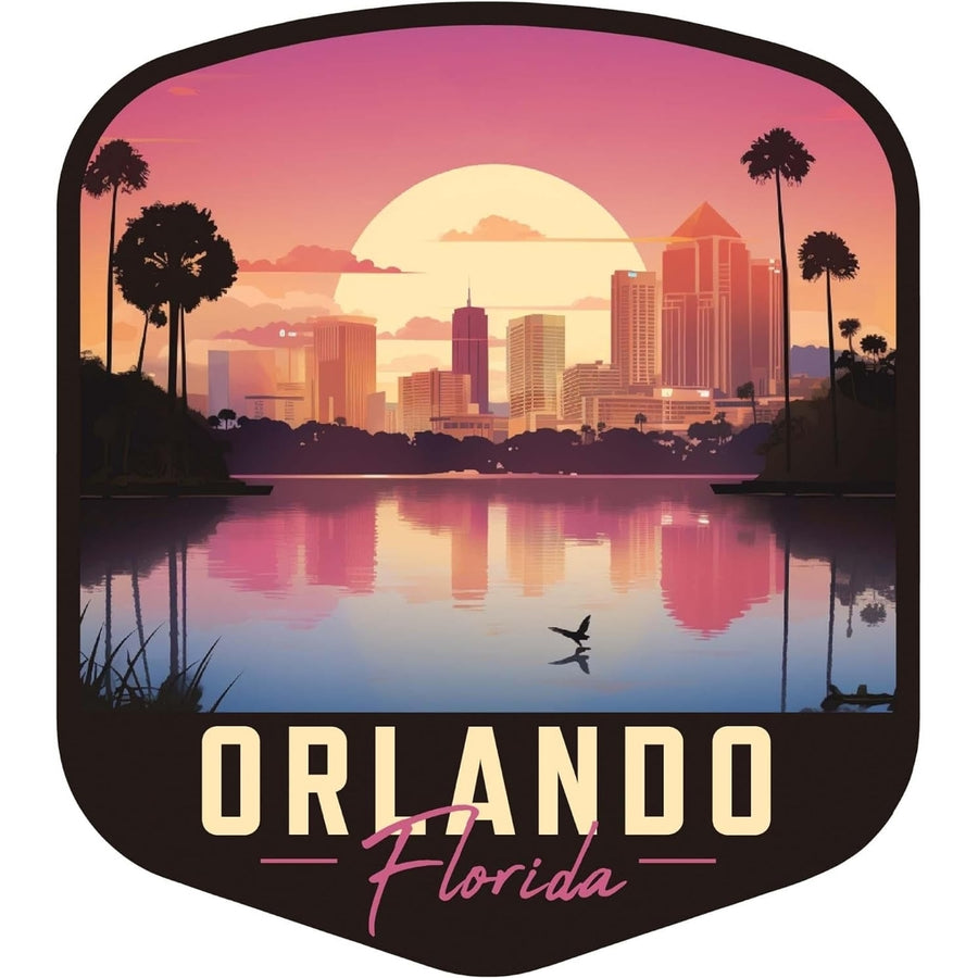 Orlando Florida A Souvenir Memories Durable Vinyl Decal Sticker Image 1