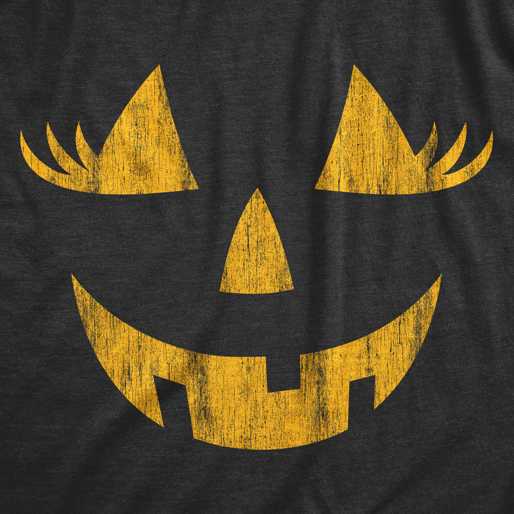 Mens Wacky Wendy Pumpkin T Shirt Funny Halloween Jack O Lantern Crazy Smile Tee For Guys Image 2