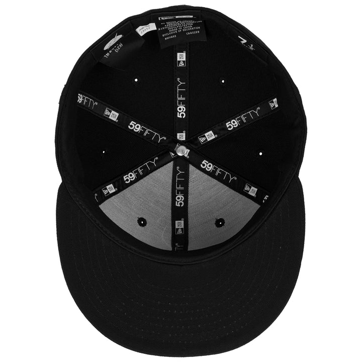 The Flash Logo Black on Black  Era 59Fifty Fitted Hat Image 6