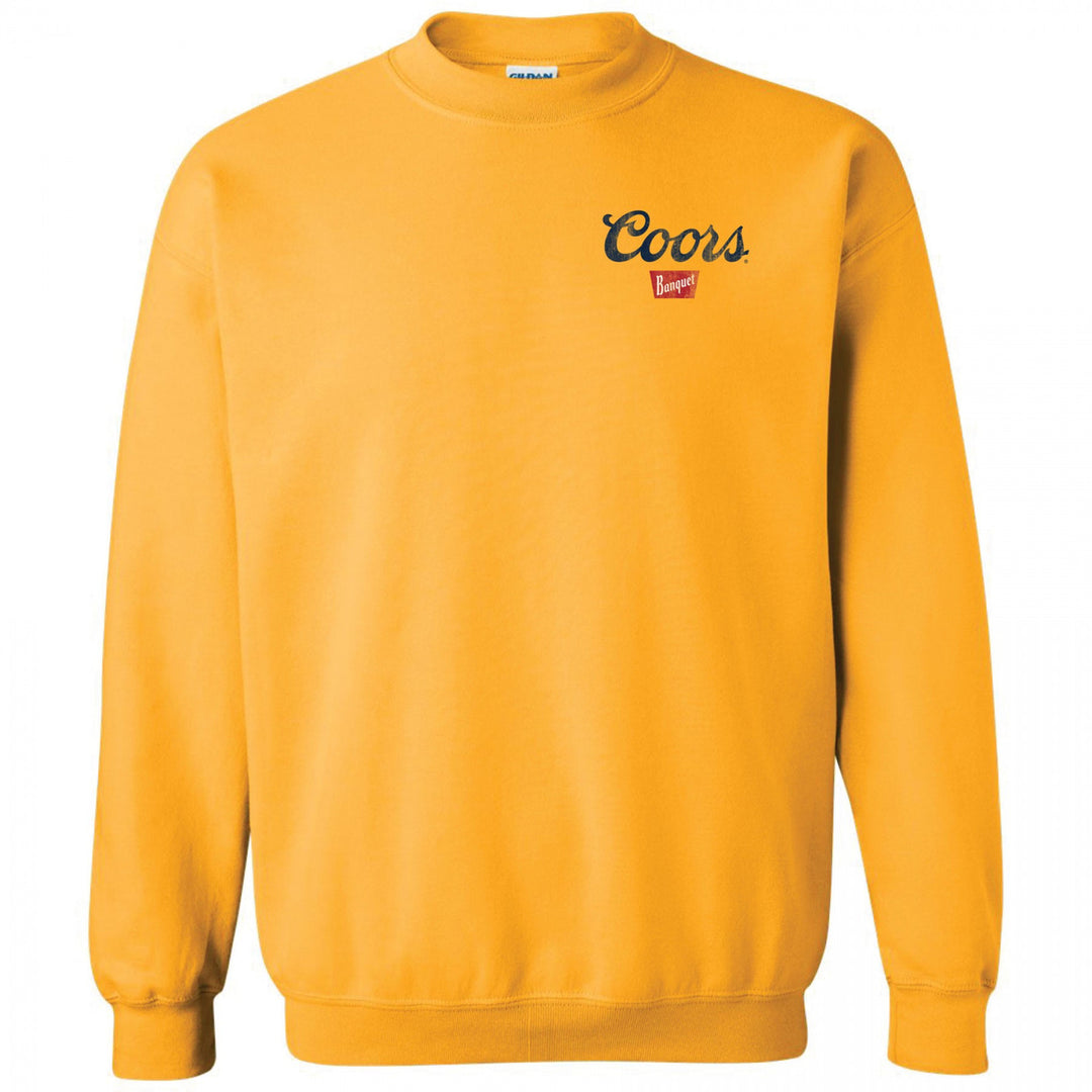 Coors Banquet Front and Back Print Crewneck Sweatshirt Image 2