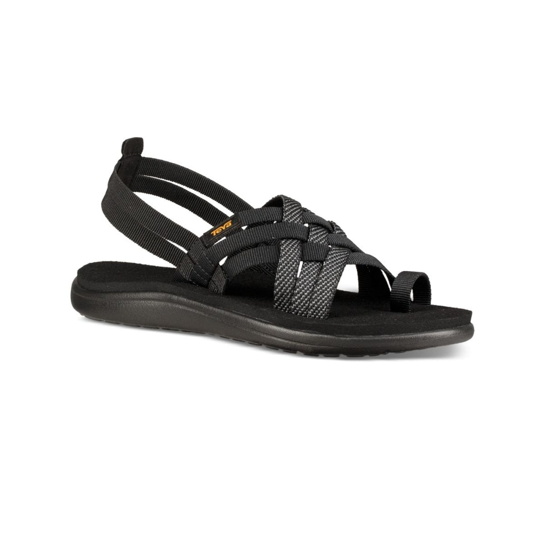 Teva Womens Voya Strappy Sandal Hera Black - 1099271-HBK HERA BLACK Image 2