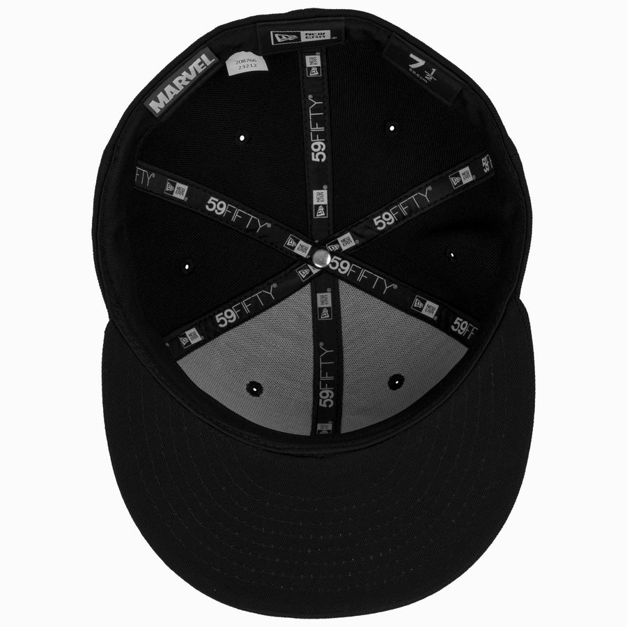 X-Men Logo Black on Black  Era 59Fifty Fitted Hat Image 1