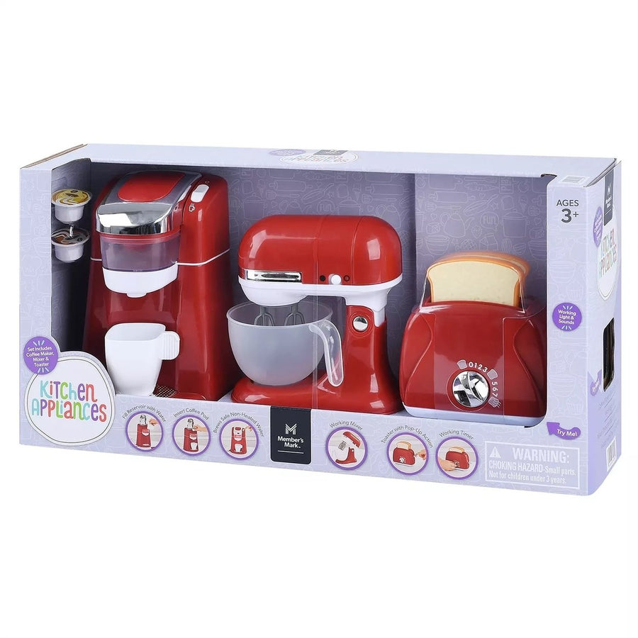 Members Mark Gourmet Kitchen Appliance Set Red Image 1