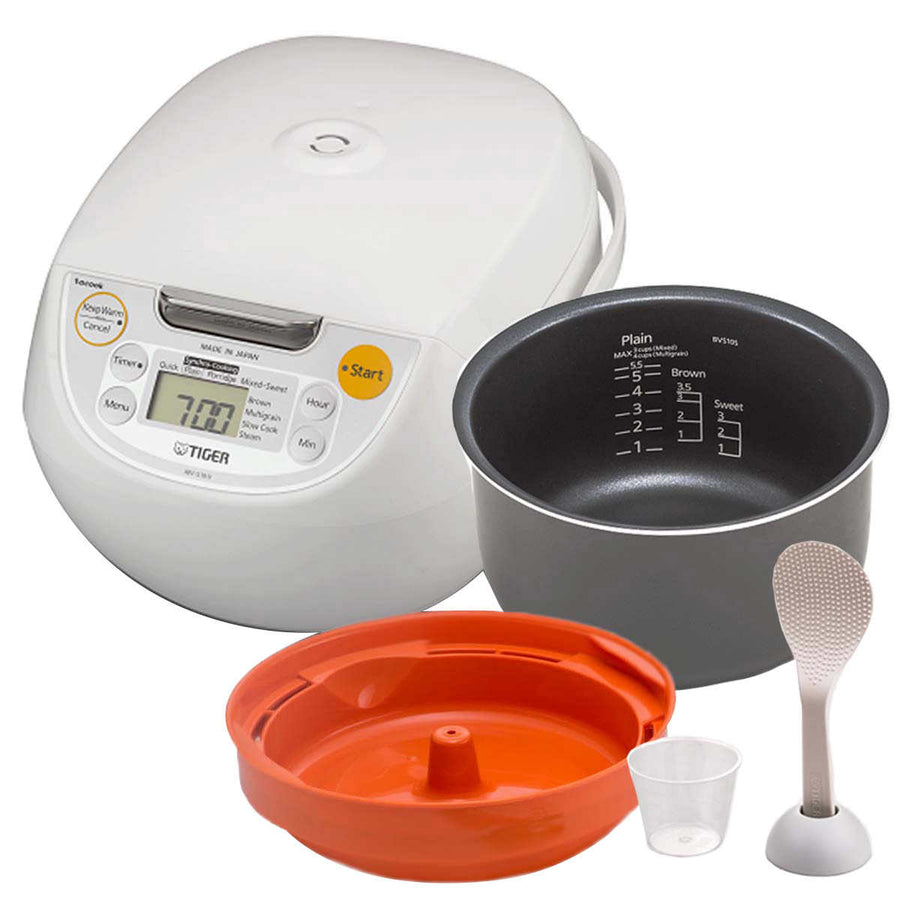 Tiger 5.5-Cup Micom Rice Cooker and Warmer Image 1