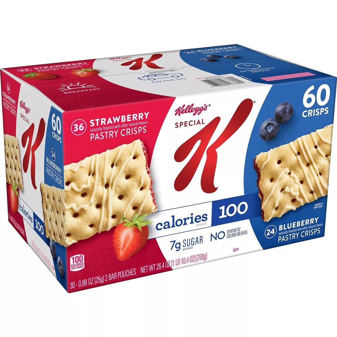 Special K Pastry Crisps Strawberry and Blueberry (60 Count) Image 1