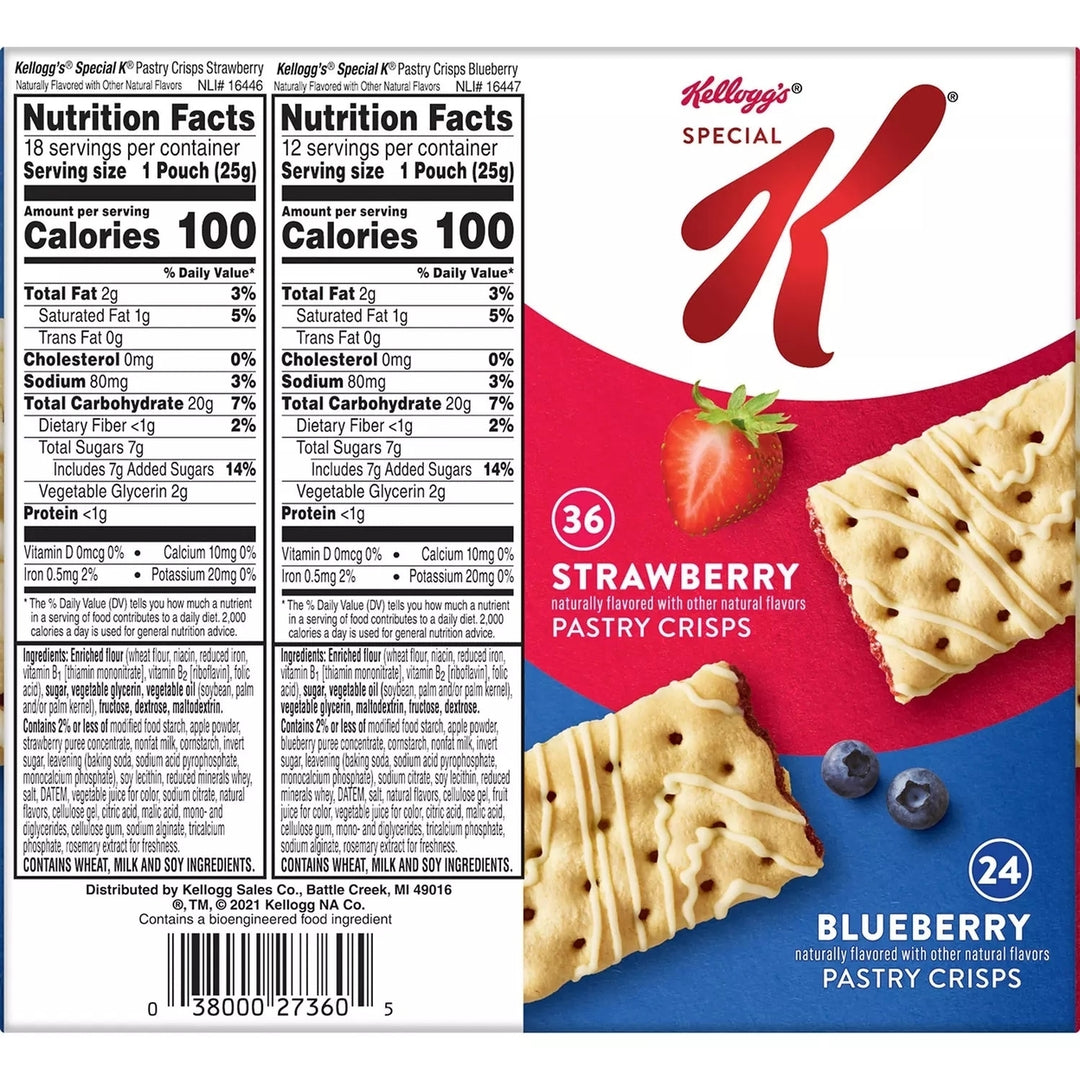 Special K Pastry Crisps Strawberry and Blueberry (60 Count) Image 4