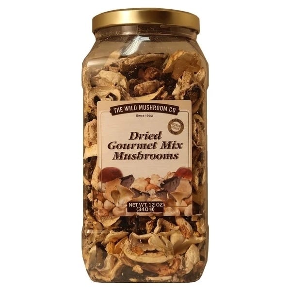 The Wild Mushroom Company Dried Gourmet Mix Mushrooms 12 Ounce Image 1