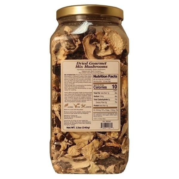 The Wild Mushroom Company Dried Gourmet Mix Mushrooms 12 Ounce Image 2