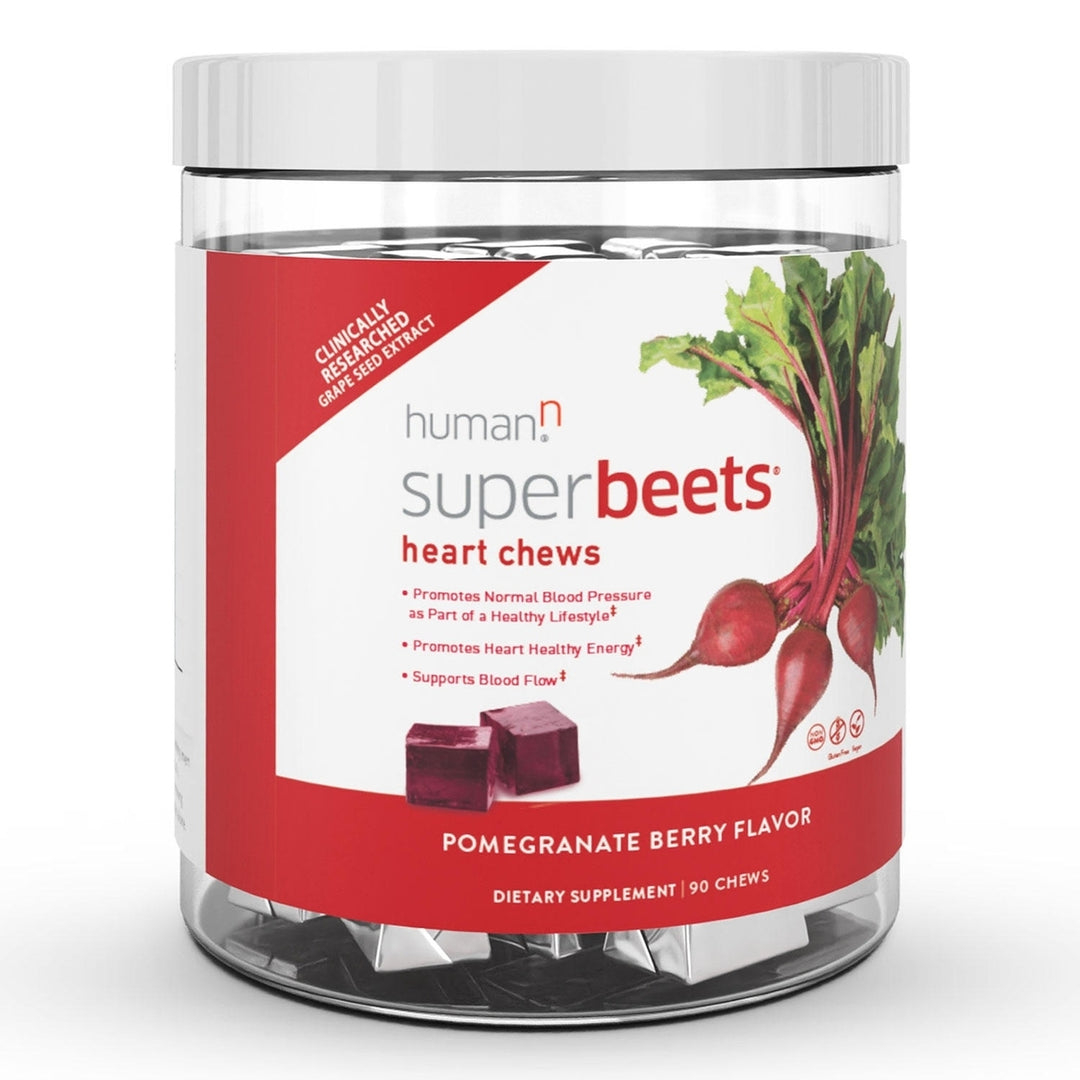HumanN SuperBeets Heart Chews, Pomegranate Berry (90 Count) Image 1