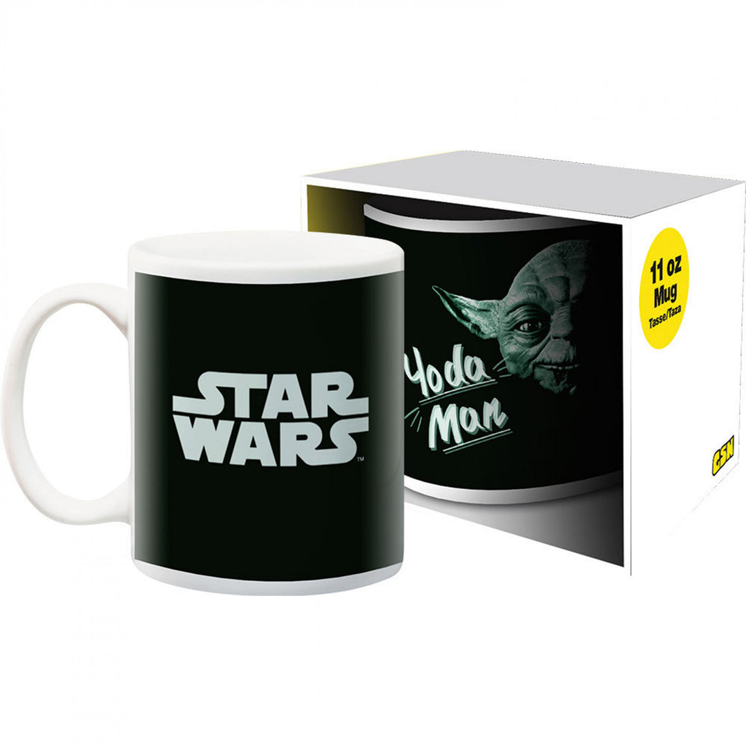 Star Wars Yoda Man 11 oz Ceramic Mug Image 1