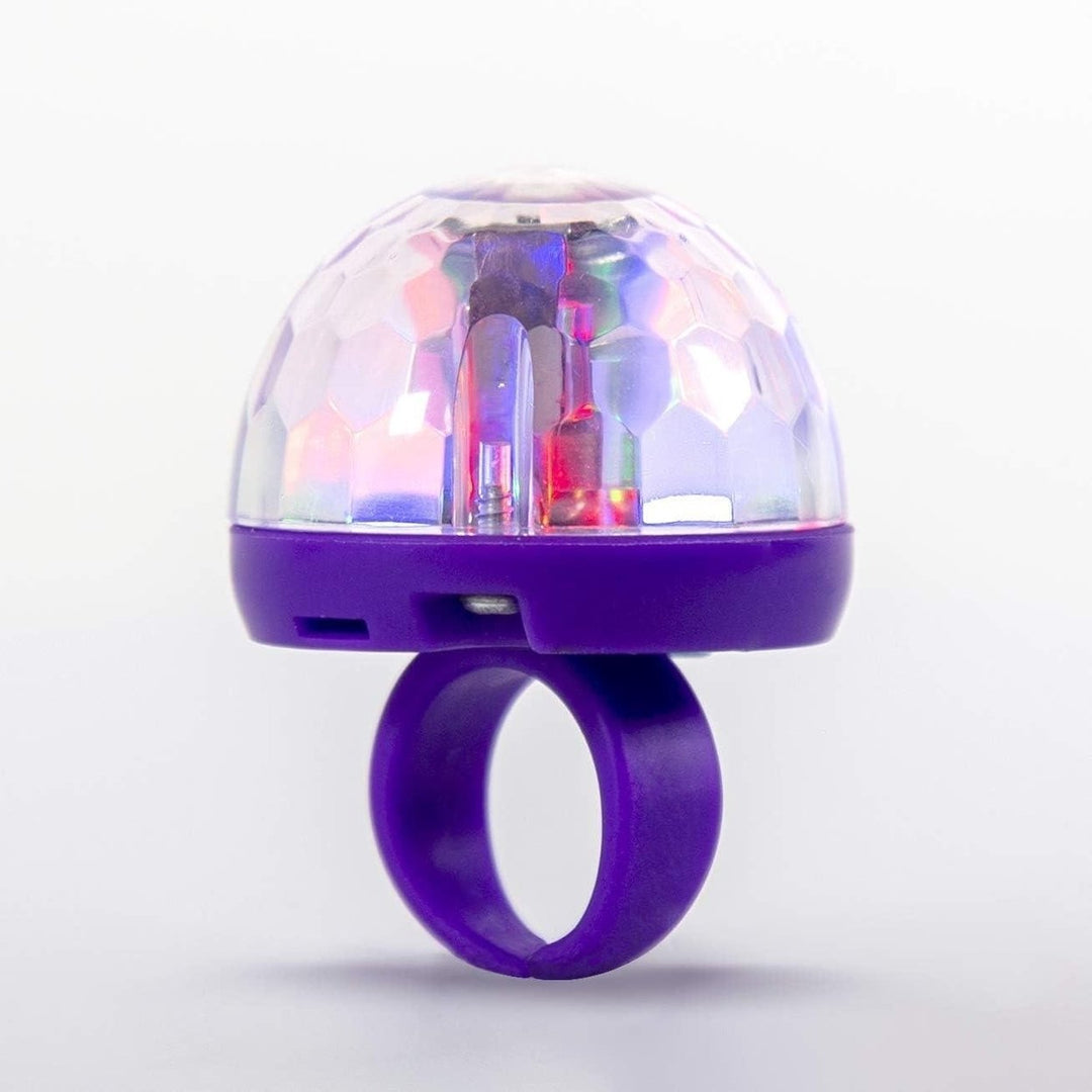 Mighty Mojo Disco Ring Light Up LED Color Changing Party Accessory Image 3