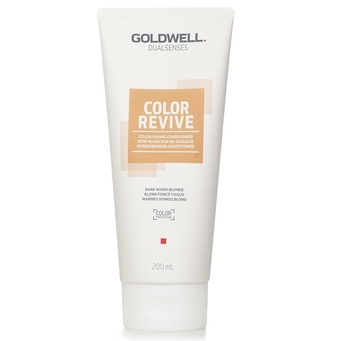 Goldwell Dual Senses Color Revive Color Giving Conditioner - Dark Warm Blonde 200ml/6.7oz Image 1