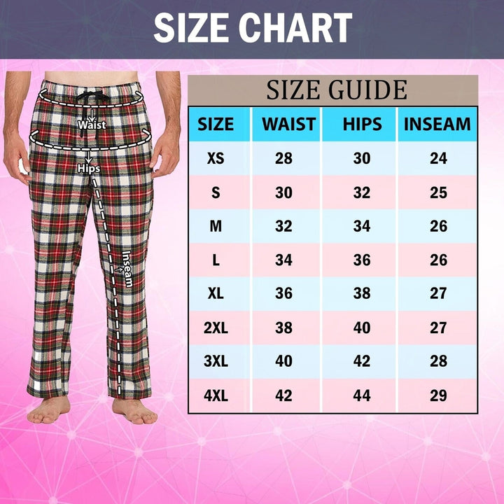 Mens Cotton Jersey Knit Pajama Pants 3-Pack Ultra-Soft Solid and Plaid Sizes S-XXL Image 10