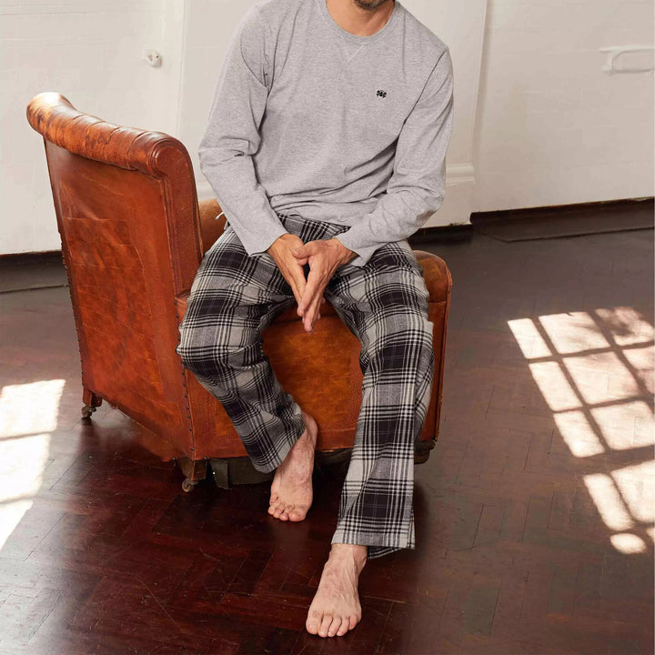 Mens Plaid Cotton Pajama Pants 5-Pack Ultra-Soft Lounge Sleepwear Random Colors Image 8