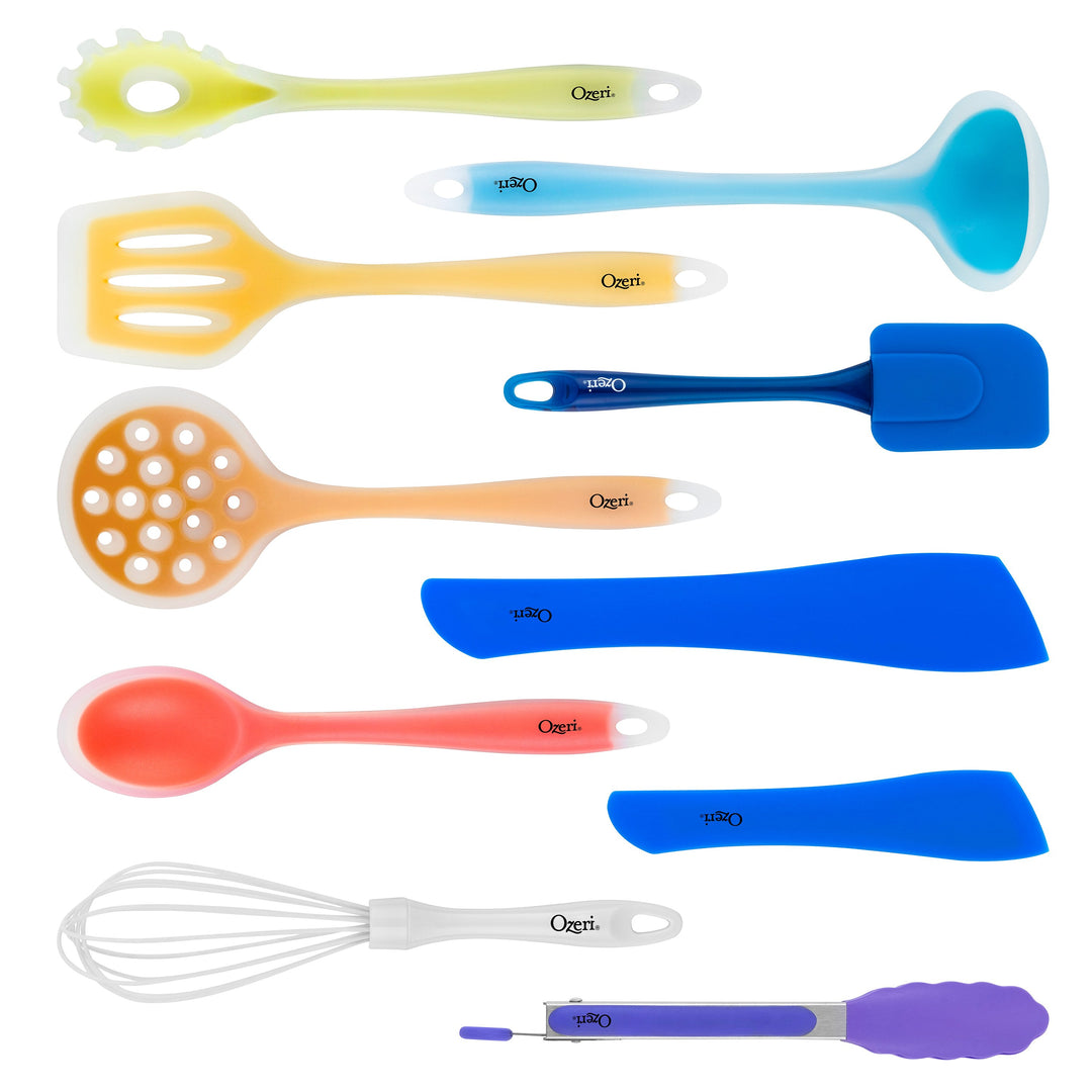 Ozeri 11-Piece All-In-One Silicone Utensil SetMulticolor Image 2