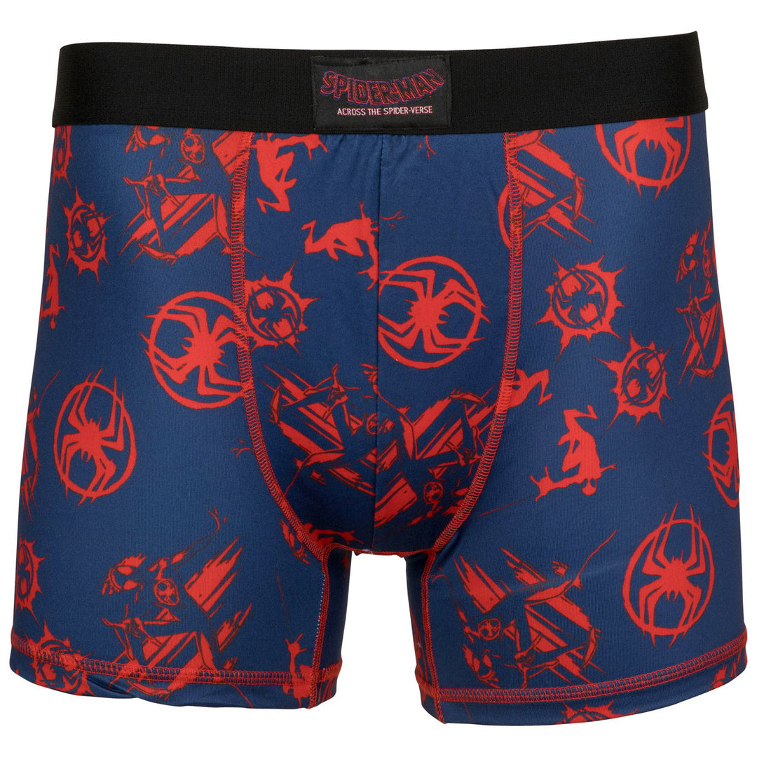 Into The Spider-Verse Spider-Man Logos 3-Pack Boxer Briefs Image 2