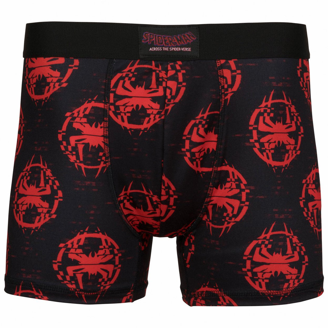 Into The Spider-Verse Spider-Man Logos 3-Pack Boxer Briefs Image 4