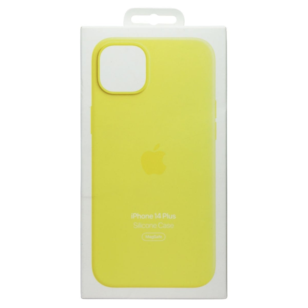 Apple Silicone Case with MagSafe for Apple iPhone 14 Plus - Canary Yellow (Refurbished) Image 1