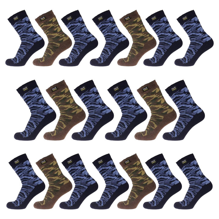 Mens Womens Polar Extreme Thermal Crew Socks 3 Pairs Insulated Ultra Soft Warm Image 7