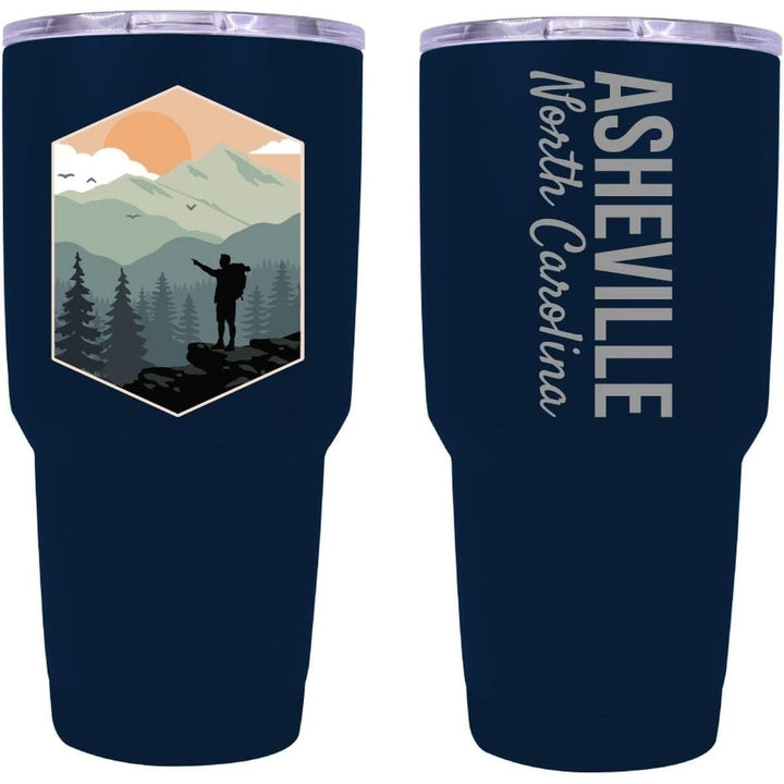 Asheville North Carolina Souvenir 24 Oz Insulated Stainless Steel Tumbler Image 1