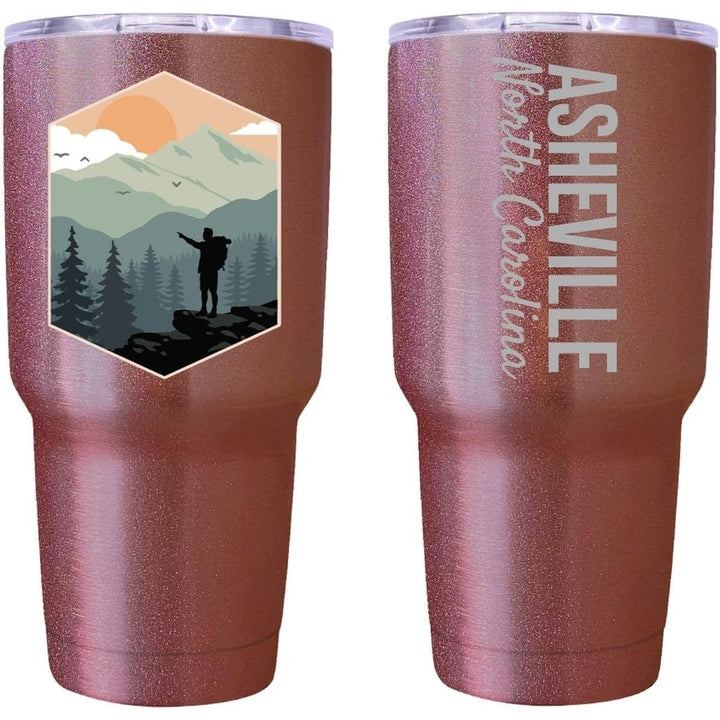 Asheville North Carolina Souvenir 24 Oz Insulated Stainless Steel Tumbler Image 3