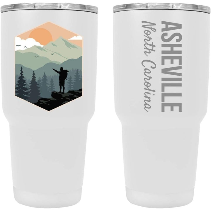 Asheville North Carolina Souvenir 24 Oz Insulated Stainless Steel Tumbler Image 4