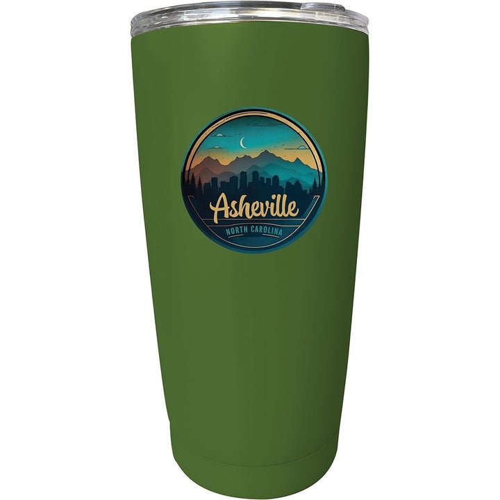 Asheville North Carolina Souvenir 16 oz Stainless Steel Insulated Tumbler Image 2