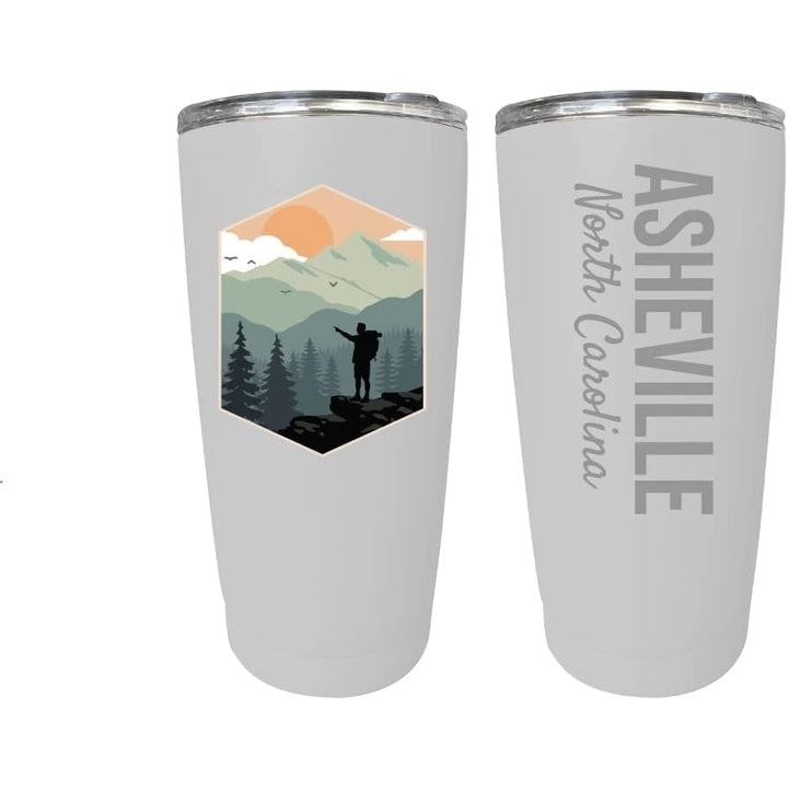 Asheville North Carolina Souvenir 16 oz Insulated Stainless Steel Tumbler Image 4